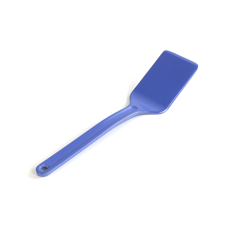 Straight Handle Square Head Melamine Spatula with Hanging Hole