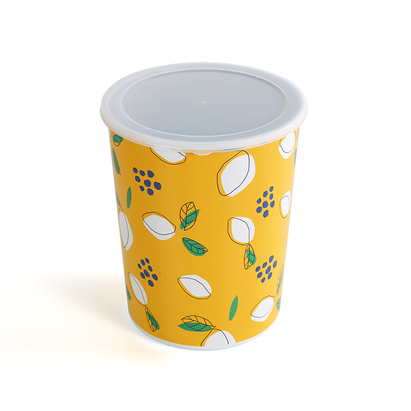 3 Piece Set Melamine Fresh-Keeping Round Bucket